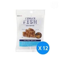 [뉴트리나] 건강백서 간식 핑거피쉬 100g x 12개/유통기한 22년 10월, 상세 설명 참조