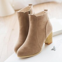 슬림 데일리 걸리쉬 굽 앵클 첼시 부츠 오피스부츠