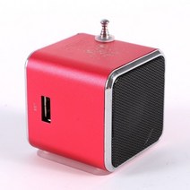 동영상플레이어 초소형라디오 휴대용 MP3 음악 플레이어 LCD 화면 증폭기 마이크로 SD TF 카드 USB 디스크 스피커 FM 라디오 전자 제품 레인보우, [01] 기타, [03] Red
