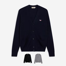 메종키츠네 남여공용 트리플컬러 폭스 클래식 가디건 3컬러 FU00501KT1036