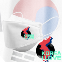 인쇄마스크 아이러브코리아 대한민국 태극기 마스크 25매 모델명 dki_17 KF94 3D입체형