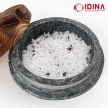 장수곱돌 1인용 돌솥 나무뚜껑 나무받침대 포함 142x750
