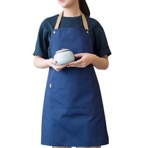루아뜨 길이조절 방수 앞치마, 네이비, 선택:네이비