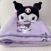 산리오 캐릭터 사무실 미니 학생 무릎담요 베개 1m x 1m
