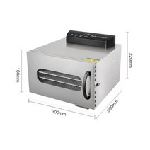 대형식품건조기 업소용 2023 과일 및 야채 식품 건조기 애완 동물 탈수 220v 신제품, 3.110v 6 layers - UK