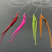 치타피싱 우럭바늘 실리콘타이 묶음바늘, 22호