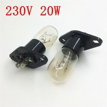 Lg galanz midea samsung용 전자 레인지 냉장고 전구 예비 수리 부품 액세서리 230V 20W 램프 교체 2 개 1 세트