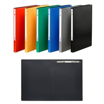 문화산업 PP 스프링 화일 상철 A4 F400-7 서류철, 상철-흑, 개