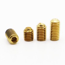 M8 황동 무두 볼트 DIN916 육각 소켓 헤드 나사 스크류, M8 (2개), 10mm