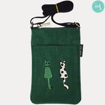 미니크로스백 핸드폰백 휴대폰백 여자 여성 여행용 친환경 가방 에코백 미니 여자친구 생일 선물 지퍼 사각 나일론 여아 mini crossbody bag mobile JINA 고양이