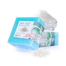 염소 우유 실크 비누 심황 생강 커피 바다 소금 수제 사해 진흙 천연, 05 Sea salt