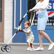 아기 걸음마 보조기 사계절 사용 벨트 보행보조기E703, 핑크