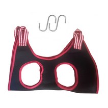 강아지미용해먹 고양이 셀프 발톱 미용 해먹 거치대 애완 동물 손질 도우미 애완 동물 개, 라이트 레드, l