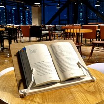 내몸에는 각도조절 휴대용 독서대 책거치대 책스탠드 북스탠드, W2_우드 독서대 와이드형(60.5x35cm)