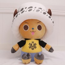 원피스 쵸파 봉제인형 쿠션 인테리어소품, 40cm, 하얀색