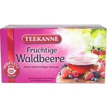 Teekanne 테칸네 와일드베리차 20티백X3팩, 3팩