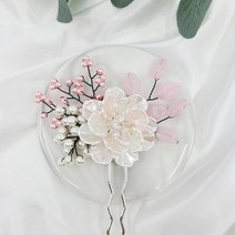메리드 플라워 한복 뒤꽂이 셀프 웨딩 올림머리 비녀