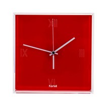 [ 카르텔 ] Kartell 시계 틱택 정규품 걸 시계 시계 시계 시계 멋쟁이 인테리어 1900 Tic Tac Clock (Matte) 오렌지 레드 10orangy red []