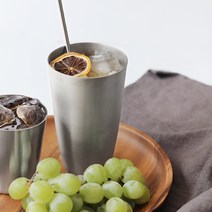 [리본제이]매트 스텐 아이스컵(중), 단품, 1개
