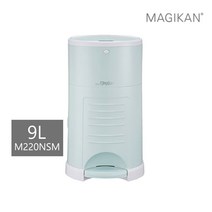 매직캔휴지통 9L+리필5롤세트(화이트 블루 핑크 민트)기본리필포함 - M220NS+220R5B 옵션, 07_ 9L민트(단품)→M220NSM