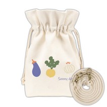 Mode 미니 캔버스 프린팅 복조리 파우치 조리개 에코백