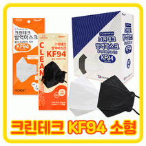 어린이 박물관 행사장용 KF94마스크 kf94 마스크 마스크kf94 크린테크 소형, 크린테크 KF94 소형 - 블랙
