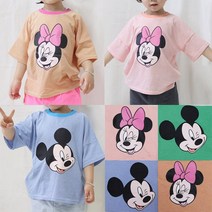 sale 디즈니 스트라이프 윙크 미키 미니 반팔티셔츠