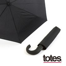 totes 토스우산 자동 3단우산 블랙 A259BLK 양산겸용 J형핸들 자동우산