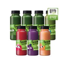 풀무원녹즙 과채주스 프레시업 다섯가지맛 190ml x 7병 건강즙