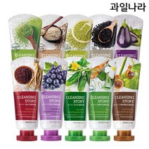 과일나라 [과일나라] 세안이야기 딥 클렌징폼 120g x 5개, 오이