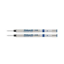 펠리칸 338 미디엄 수성 볼펜 리필 블루 2개 (PK-922187-P2), 2 set