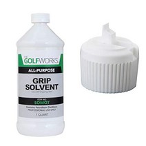 The GolfWorks Golf Club All Purpose Grip Solvent (32 Ounce Bottle w/Easy Pour Cap), 1