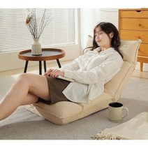 좌식 접이식 소파 원룸 자취방 각도조절 안락한 좌식 두툼한 고급 벨벳 쇼파, 그래스그린