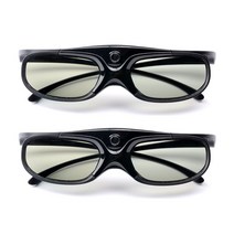 호환 램프 교체 부품XGIMI H3s/H1/ H2/ Z6/Optoma 프로젝터 용 기존 셔터 3D 안경 DLP-Link 액정 가상 현실, 02 Only 2 pcs
