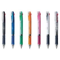 제브라 클립-온 Slim 4색펜 0.7mm 에코상품 친환경, 파스텔그린