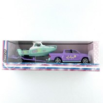 자전거트레일러 1/64 Majorette VW T1 지프 에어 스 트리머 트레일러 비틀 다이 캐스트 합금 자동차 장식, 04 MJ212053184-3