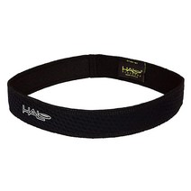 Halo Headband AIR 시리즈 슬림 풀오버 헤어밴드 2.54cm (1인치) 경량 수분 흡수 기능으로 머리카락을 제자리에 고정하고 얼굴에 땀을 흘리지 않도록 합니다. 블랙, BLACK
