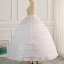 무대 드레스 패치코트 한복속치마 6단와이어 패티코트-롱-07