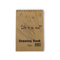 SW 미니드로잉북 32절 13X20cm 200g 미색 약40매 10권
