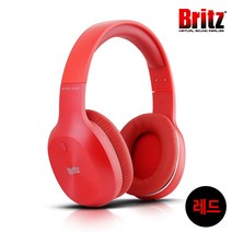 브리츠 정품 유무선 블루트스 W800BT QPlus 헤드폰 레드