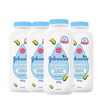 존슨즈 콘스타치 파우더, 4개, 200g