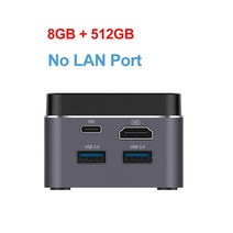 미니 pc m1t windows 11 pro mini intel celeron quad, 8g 512g 랜 포트 없음, 영국