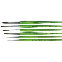 라운드붓 녹색 GD373.8 DAVINCI 라운드붓 녹색 GD373.8 선붓 디자인용품 물감붓 DAVINCI 붓 붓, 본상품선택