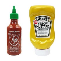 이가 하인즈머스타드396g + 후이퐁스리라차소스255g 세트, 1세트