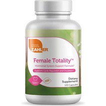 Zahler Female Totality 여성을 위한 불임 보조제 산전 비타민 인증 코셔 캡슐 120개