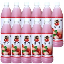 청솔 딸기 음료베이스 835ml / 과일원액, 11개
