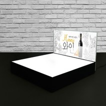 LED 전시라이트 박스 아크릴 POP EF0250 미니 다이, LED 250X250+POP 250mm
