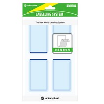 유니온플러스 unionplus 보호견출지(406/청색) UL-406BL 37x63mm 1개
