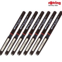 로트링 티키 그래픽펜 7종, RO1904753 블랙 0.3mm