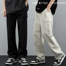 에스비피 남자 남성 카고팬츠 고무줄 허리밴딩 카고 츄리닝 바지 통바지 일자핏 캐쥬얼 추리닝 카고바지 주머니 밴딩 힙합 남성카고팬츠 남성팬츠 남성카고바지 SBP42802201
